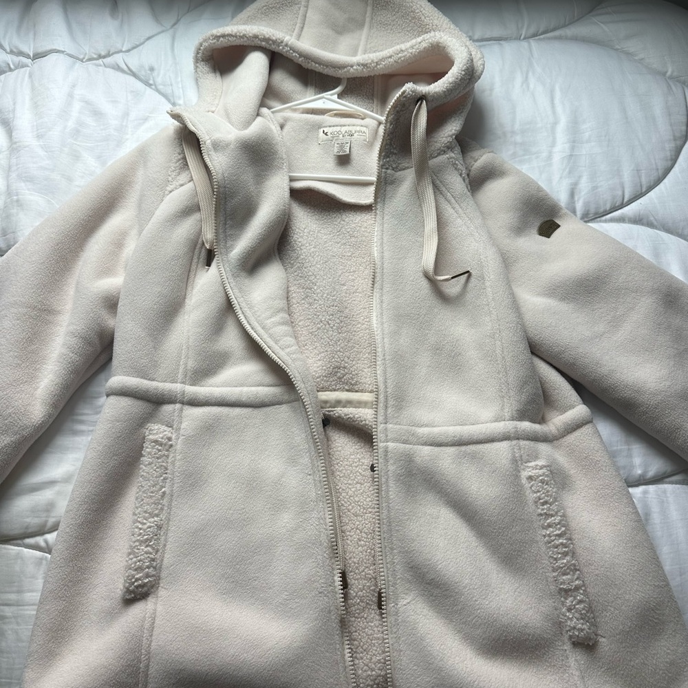 Koolaburra Cream Teddy Jacket with Hood